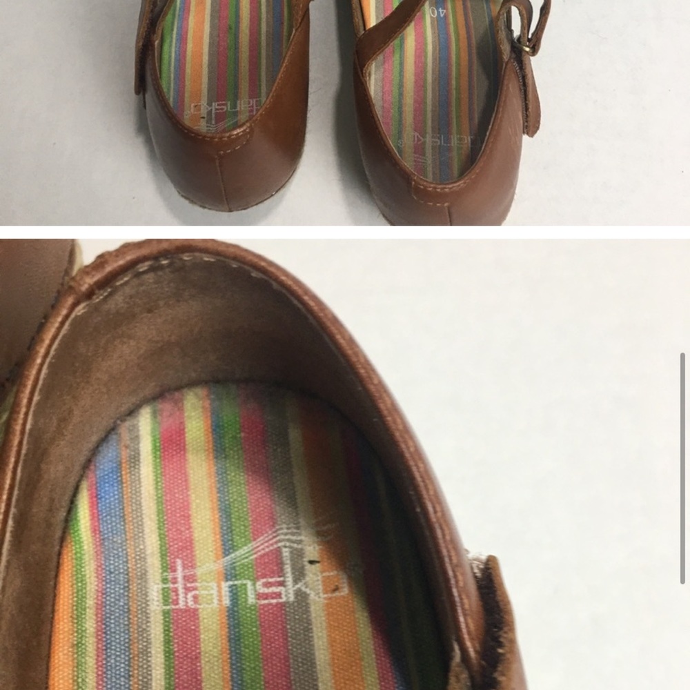 Dansko Jute Leather Clogs